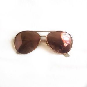 Rose Colored - Aviator Sunglasses